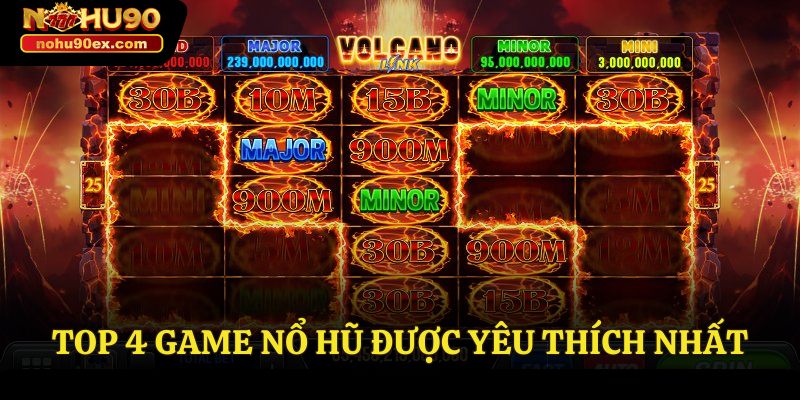 Chơi Game Nổ Hũ Uy Tín – Giải Trí An Toàn, Thắng Lớn Cực Đã 4 Top 4 game nổ hũ được yêu thích nhất